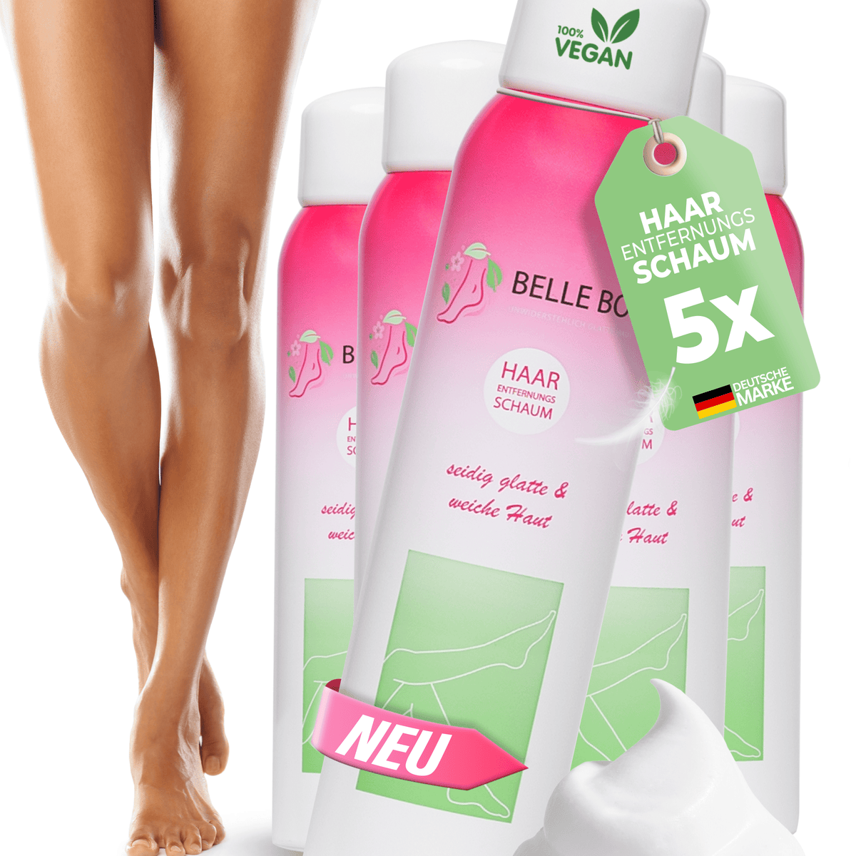 Belle Body szőrtelenítő hab férfiaknak